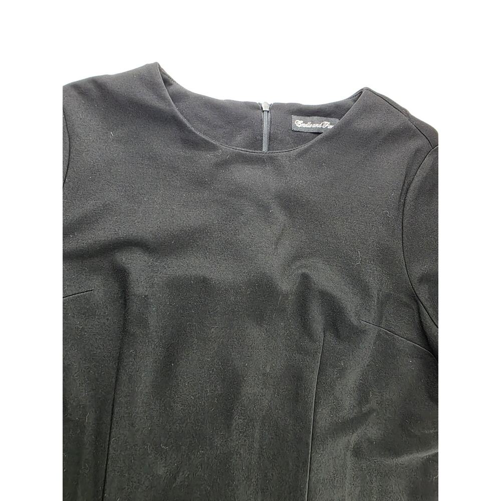 Estelle And Finn Black Shift Dress Size 8 - Picture 8 of 12